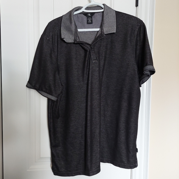 Calvin Klein - Men's Polo Shirt - Black - L - Picture 1 of 3